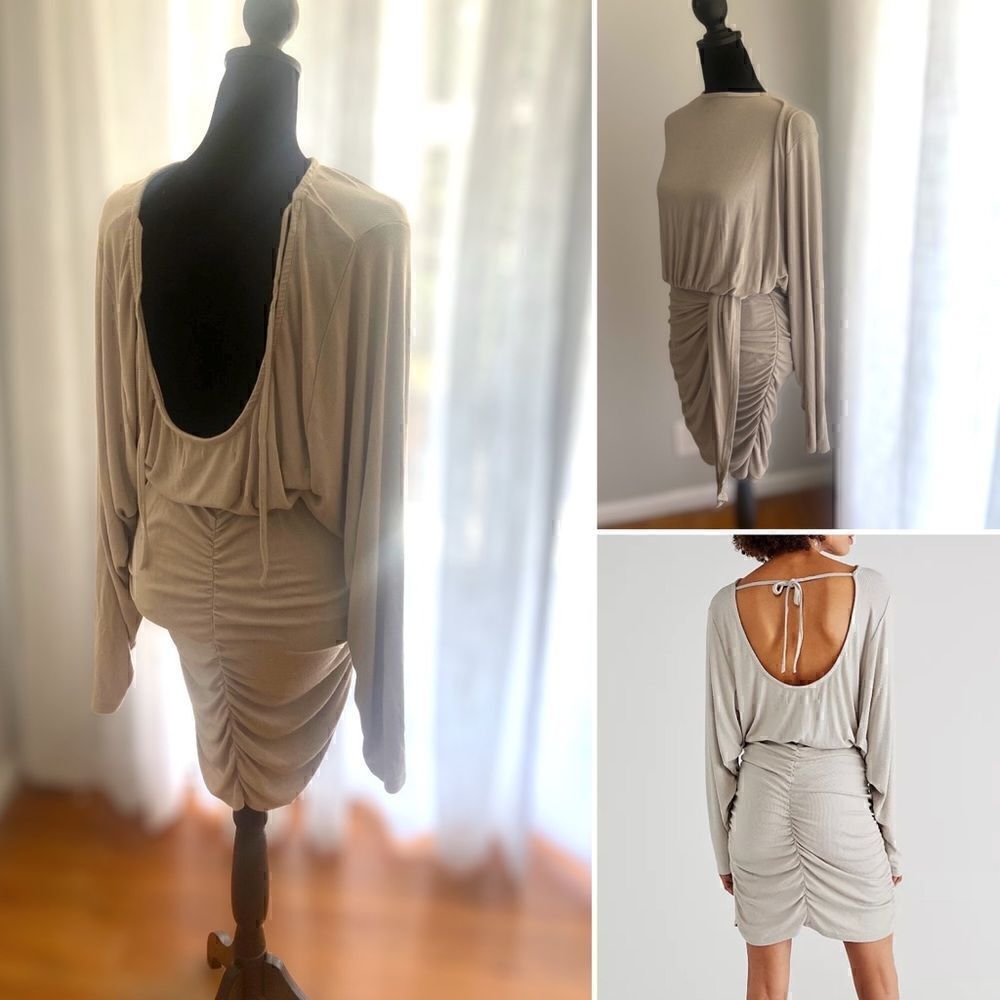 Free people siesta convertible mini Wrap Dress Size L
